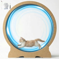 Natural Wood Cat Exercise Wheel