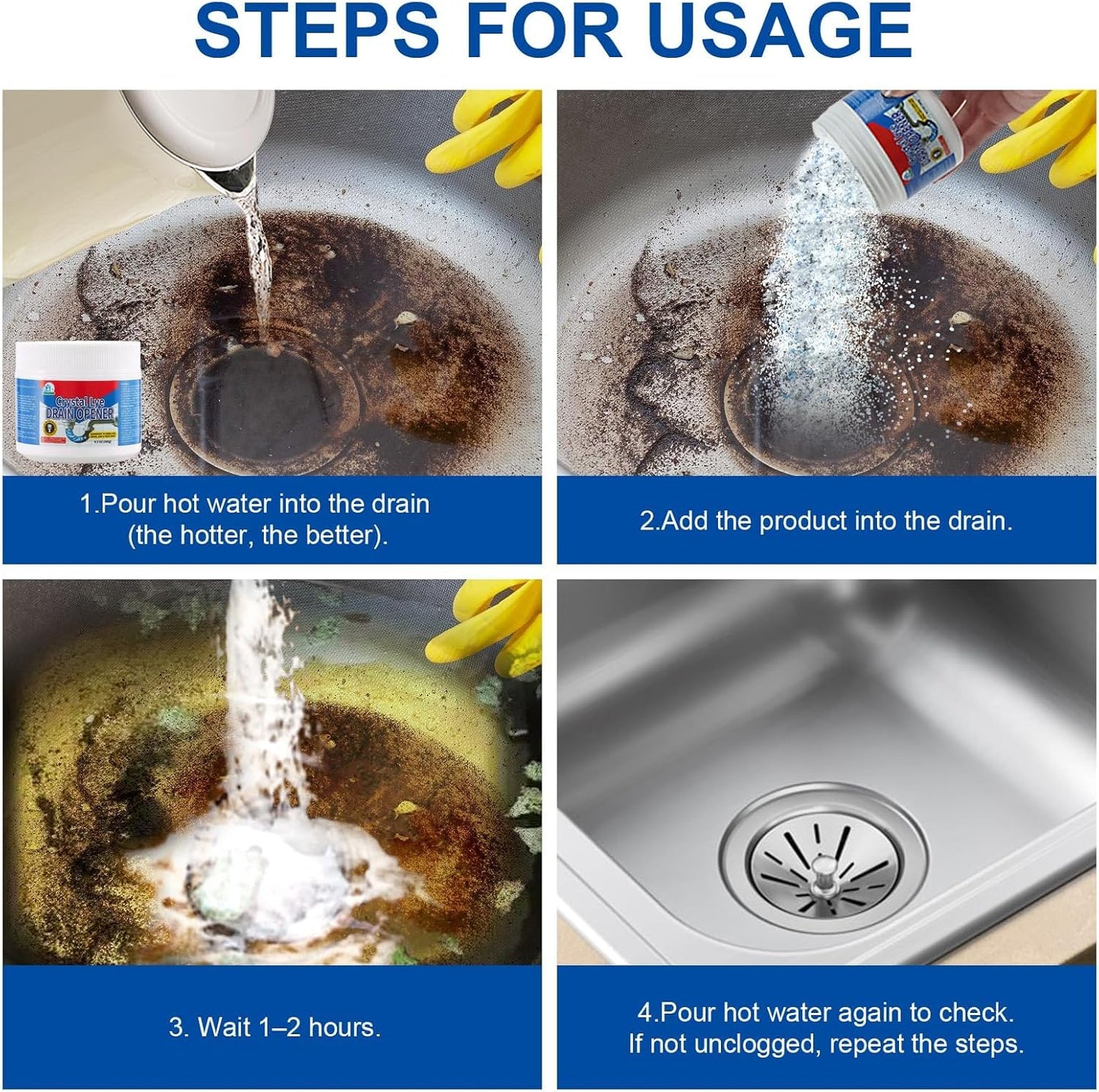 ClogMelt™ Drain Powder